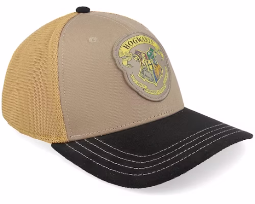 Harry Potter Hogwarts BeigeBrownBlack Trucker