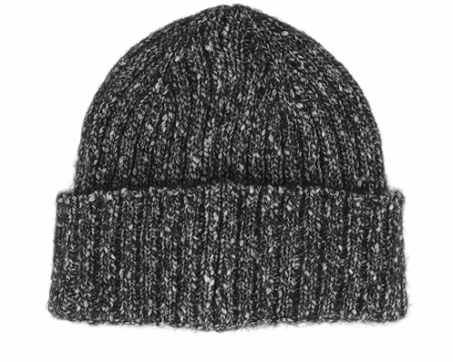 Beanie Melange Black Cuff