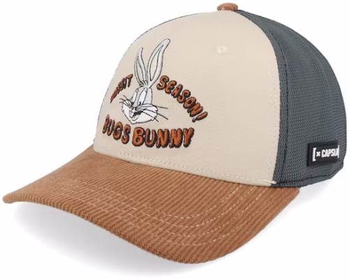 Looney Tunes Bugs Bunny GreyBeigeBrown Trucker