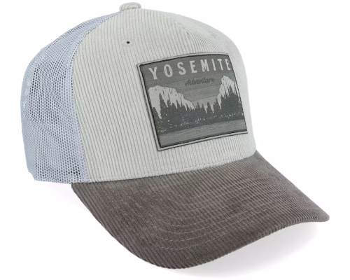 Yosemite Adventure Grey Patch Corduroy GreyGrey