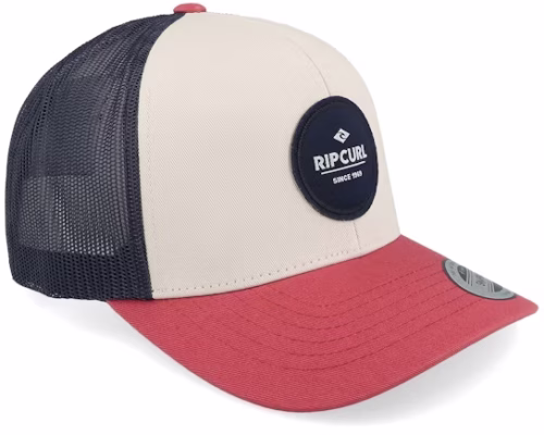 Routine Curve WhiteNavyRed Trucker