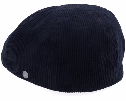 Duck Cap Corduroy Navy Flatcap
