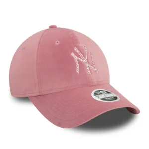 9FORTY New York Yankees Baseball Cap MLB Velour Diamante - Pink