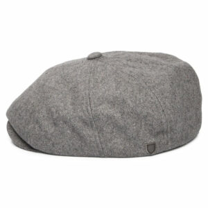 Brood Flannel Newsboy Cap - Dark Grey Heather