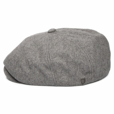 Brood Flannel Newsboy Cap - Dark Grey Heather