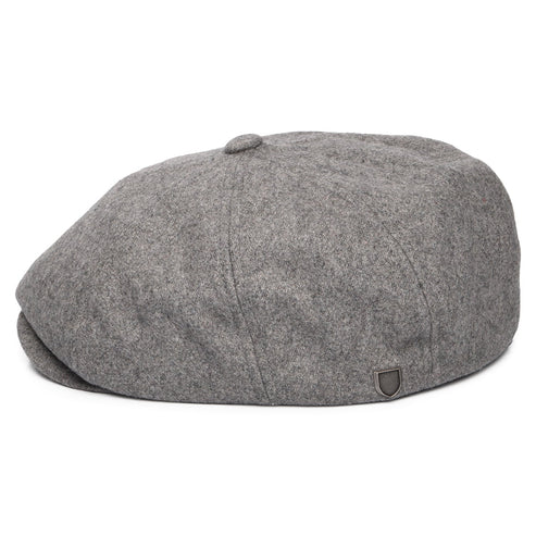 Brood Flannel Newsboy Cap - Dark Grey Heather