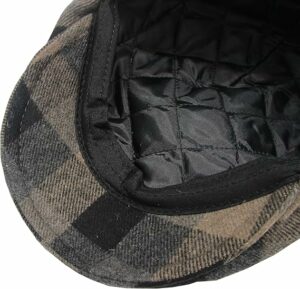 Wool Blend Tweed Men Newsboy Cap
