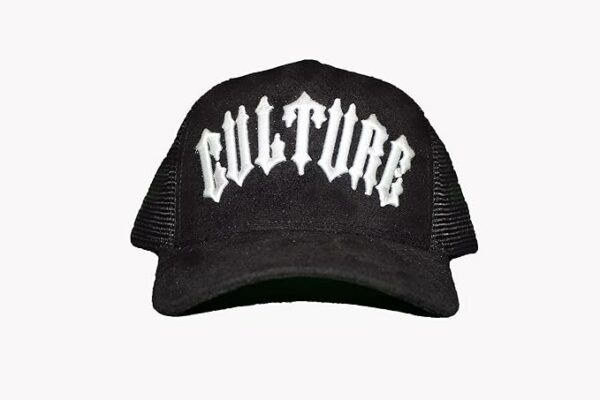 Faux Suede Leather Trucker Cap