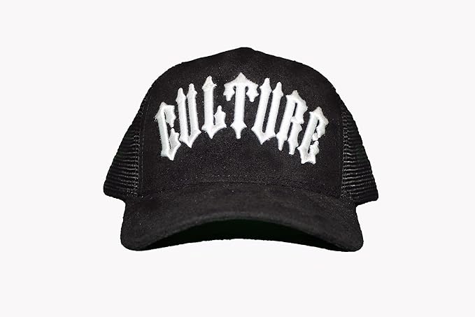 Faux Suede Leather Trucker Cap