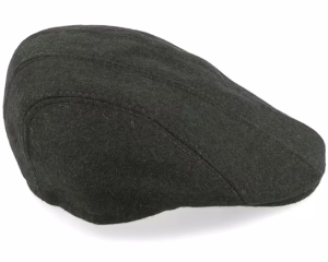 Wool Mix Loden Flat Cap