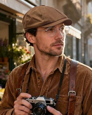 Classic Cotton Flat Ivy Newsboy Cap