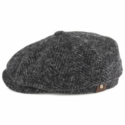 Hatteras Wool Newsboy Cap - Dark Grey