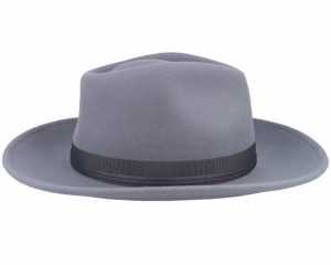 Dayton Convertible Brim Ranche Grey Fedora Hat