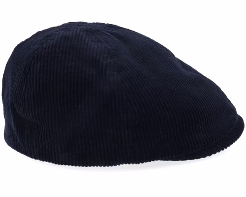 Duck Cap Corduroy Navy Flatcap