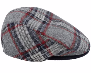 Erik Shetland Kombi Grey Flat Cap