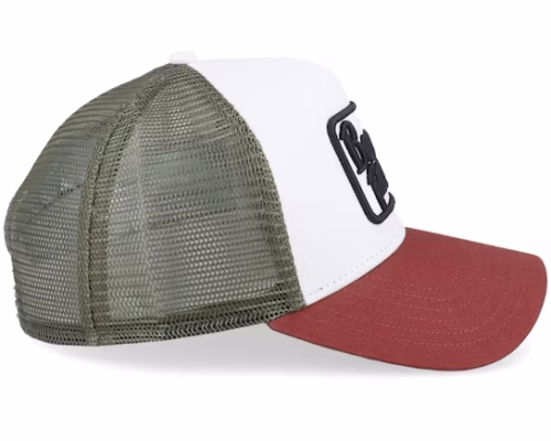 Hft Beach Freaks Brown/White/Wine A-Frame Trucker