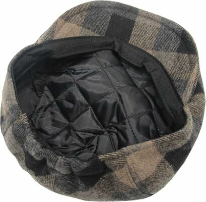 Wool Blend Tweed Men Newsboy Cap