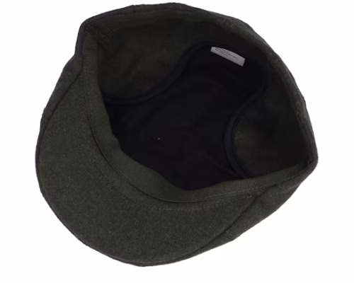 Wool Mix Loden Flat Cap