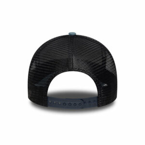 A-Frame Trucker Cap - NE Denim Patch - Blue-Navy