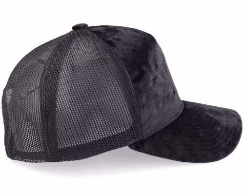 Yin Yang Velvet BlackBlack A-frame Trucker