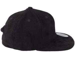 Black Suede Baseball Cap