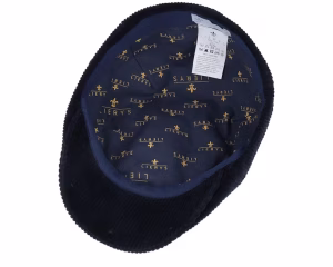 Duck Cap Corduroy Navy Flatcap