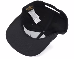 Compass Shield Brown Patch Black Baseball Cap