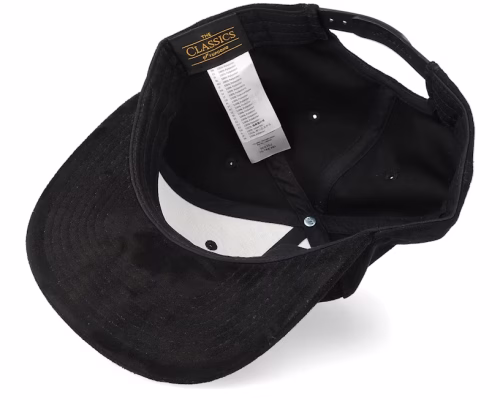 Black Suede Baseball Cap