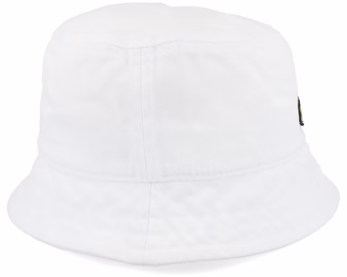 Cotton Twill White Bucket Hat