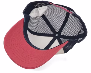Routine Curve WhiteNavyRed Trucker