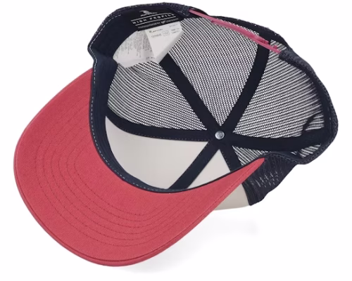 Routine Curve WhiteNavyRed Trucker