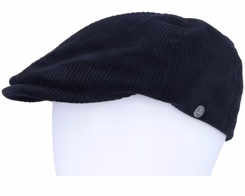 Duck Cap Corduroy Navy Flatcap