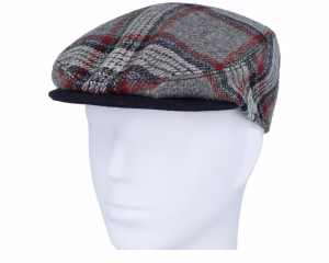 Erik Shetland Kombi Grey Flat Cap