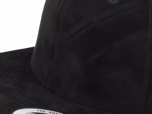 Black Suede Baseball Cap