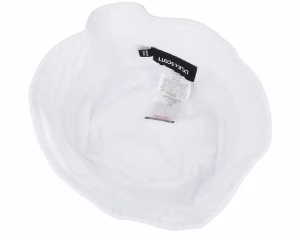 Cotton Twill White Bucket Hat