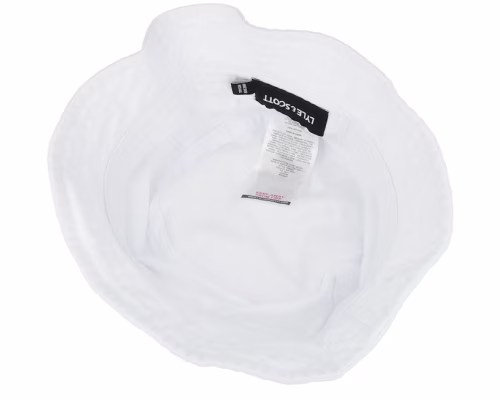 Cotton Twill White Bucket Hat
