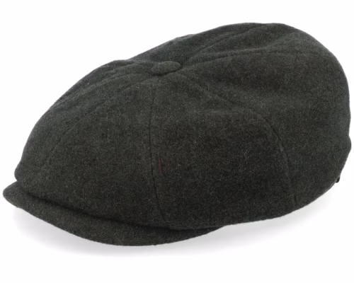 Hatteras Wool/Cashmere Moss Newsboy Cap