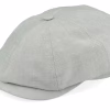 Alan Linen Chambray Light Green Newsboy Cap