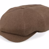 Retro Chocolate Newsboy Cap