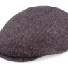 Sidney Plus Amaro Brown Flat Cap