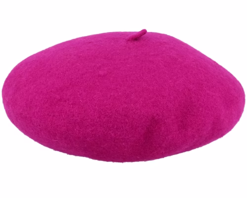 Wool Fashion Raspberry Beret