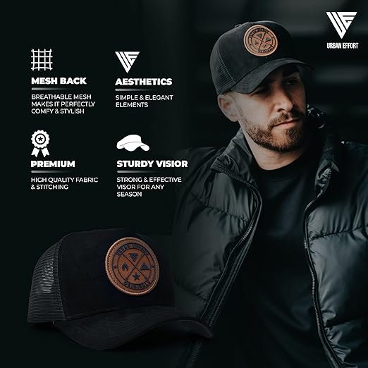 5 Panel Men Trucker Cap