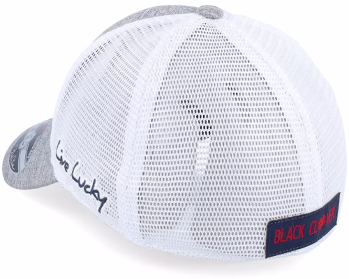 Perfect Luck 1 CharWhite MeshNavy Trucker