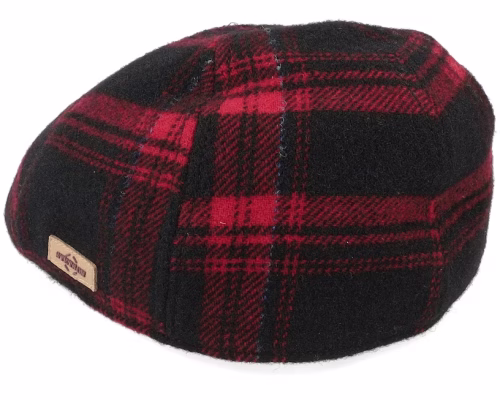 Texas Shadow Plaid Flat Cap