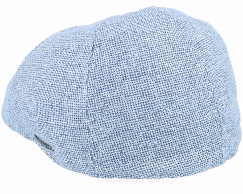 Texas Virgin Wool/Linen Soft Blue 5-Panel Flat Cap