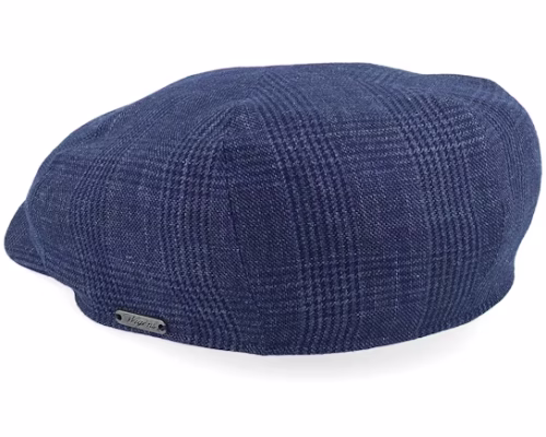 Slim Blue Newsboy Cap