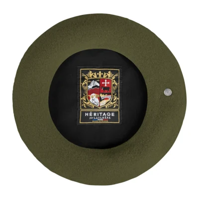 Merino Wool Beret - Olive