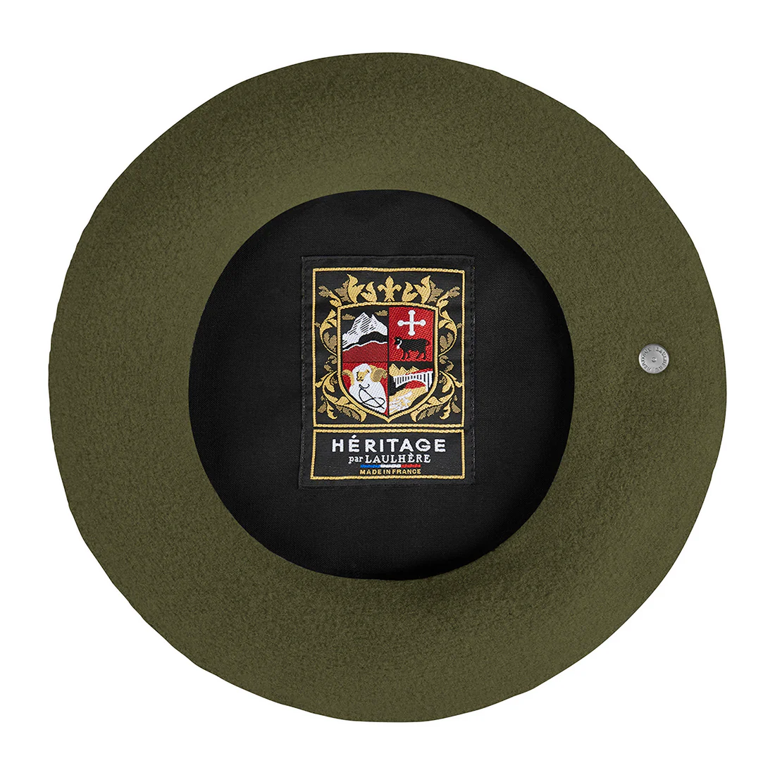Merino Wool Beret - Olive