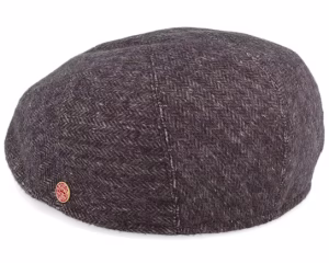 Sidney Plus Amaro Brown Flat Cap
