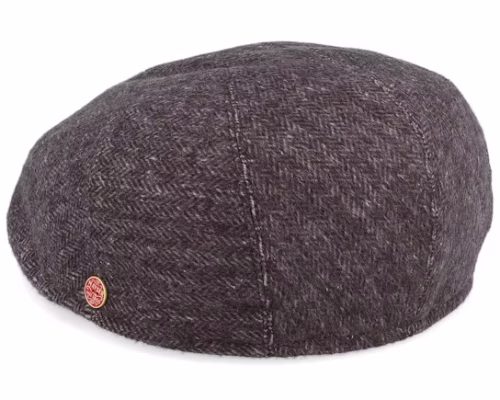 Sidney Plus Amaro Brown Flat Cap